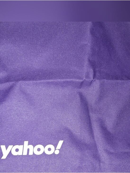 Yahoo Advertising Purple Tote Handbag